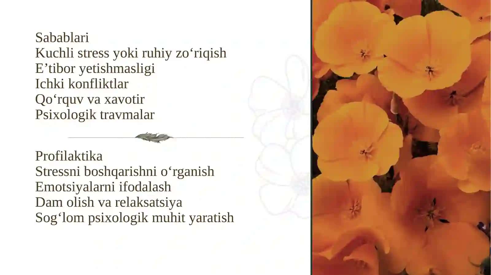ISTERIKA HOLATIDA BIRINCHI PSIXOLOGIK YORDAM 4