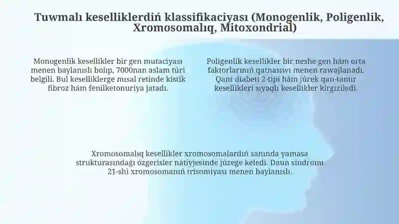 Naslıy kesellikler hám olardıń etiologiyası 4