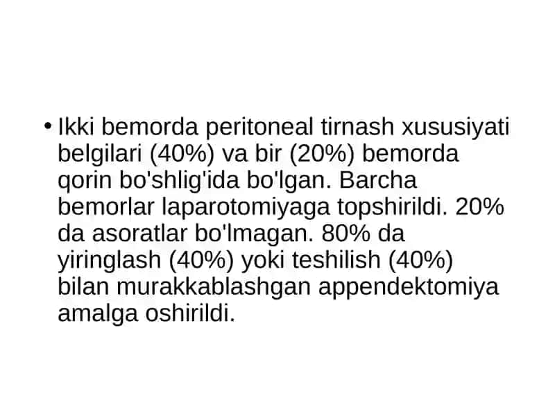 O‘tkirappenditsit 4