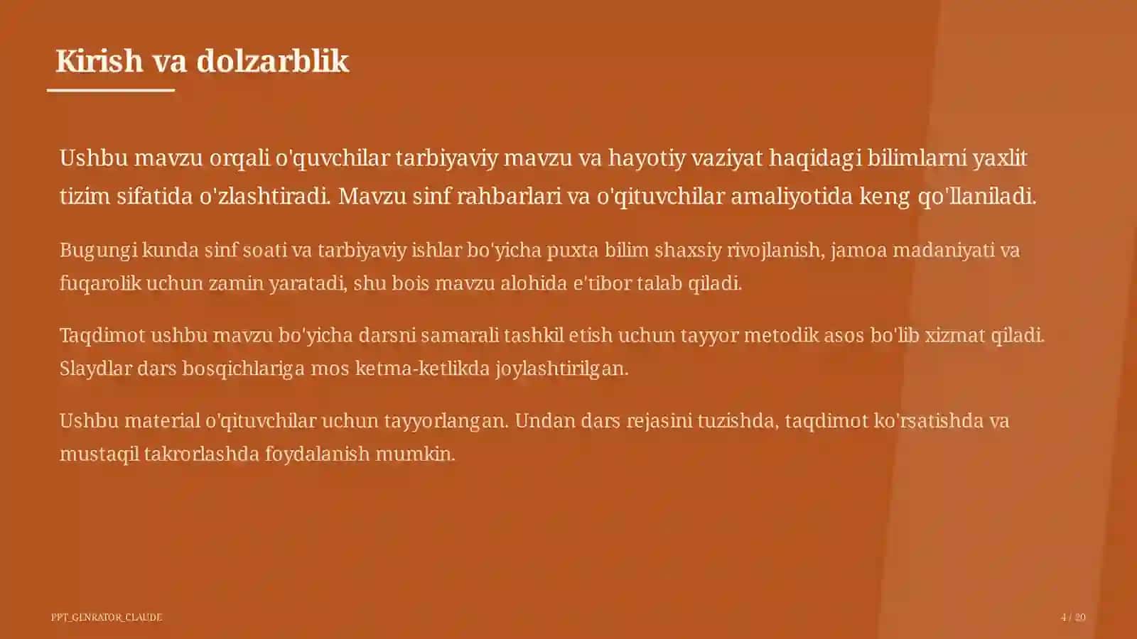 Sinf jamoasini shakllantirish: birgalikda kuchlimiz 4