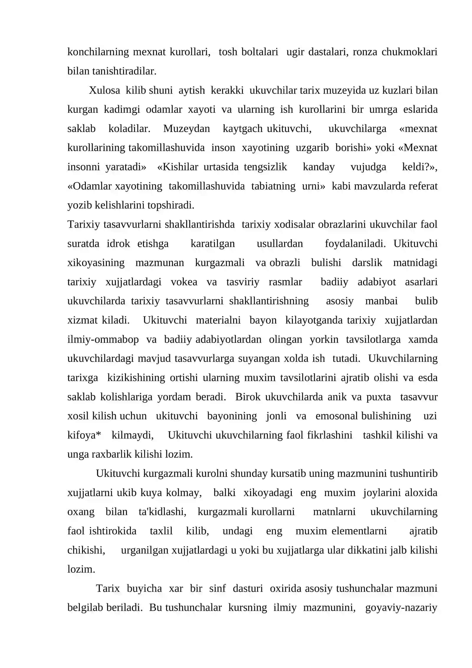 Tarixiy bilimlarni shakllantirish jarayoni 4