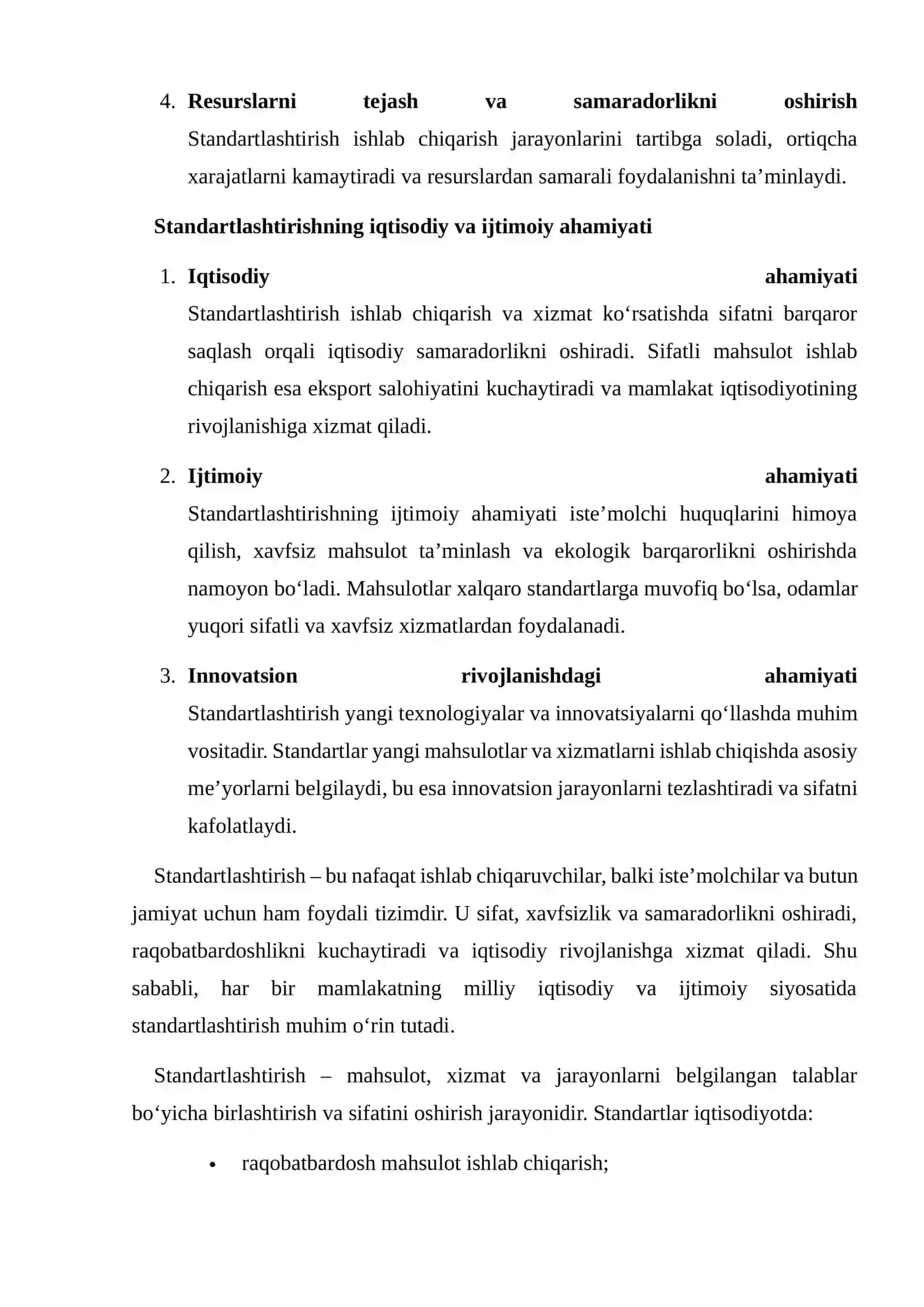 Oʻzbekiston Respublikasi Standartlashtirish Davlat Tizimi 4