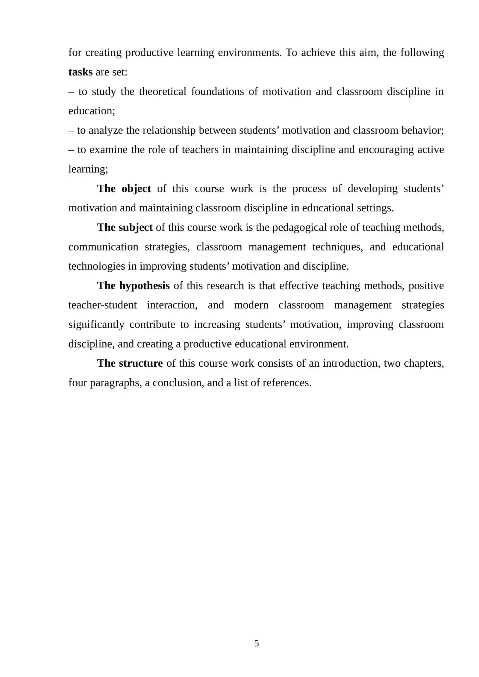 Motivation and classroom discipline 4