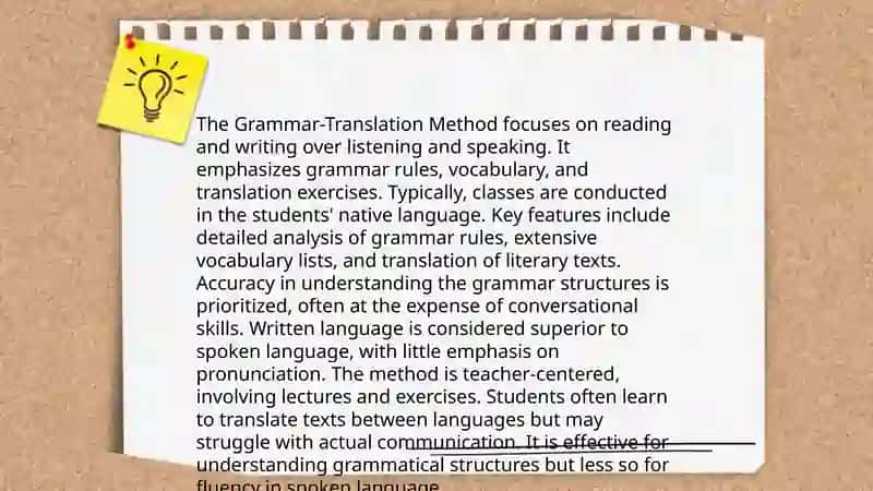 Grammar-Translation Method and Direct Method 4
