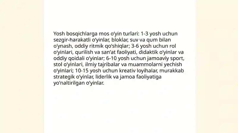Oʻyin usuli:Bolalarni tarbiyalashda oʻyinlardan foydalanish 4