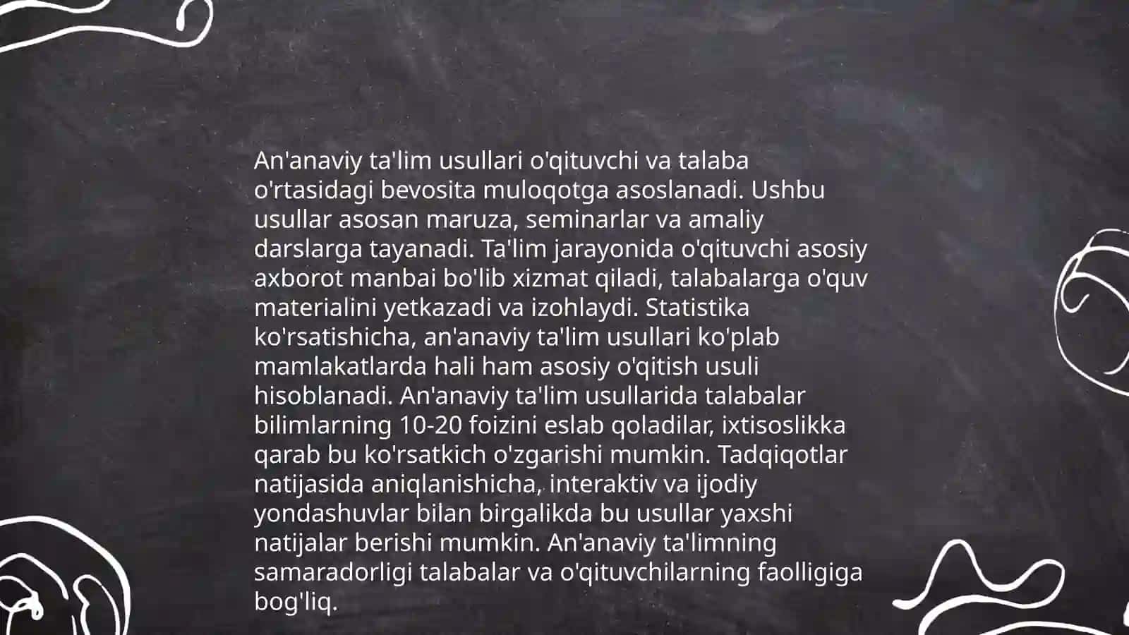 Talim metodlari va vositalari xaqida tadqimot 4