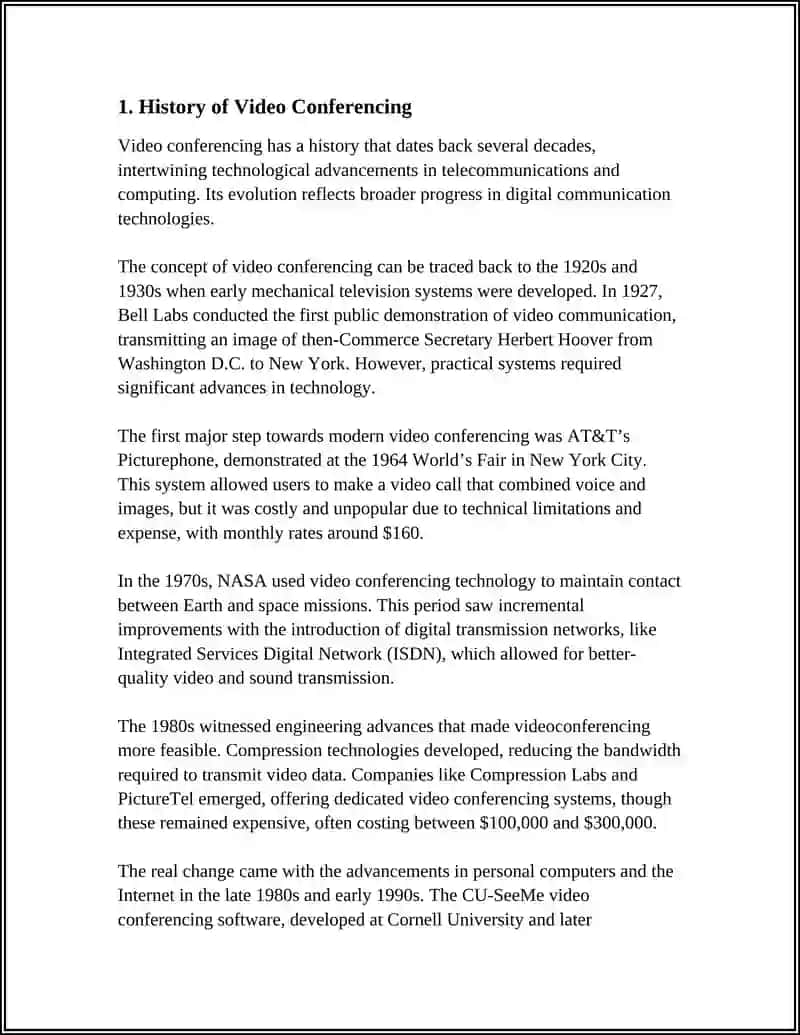 Video Conferencing History 4