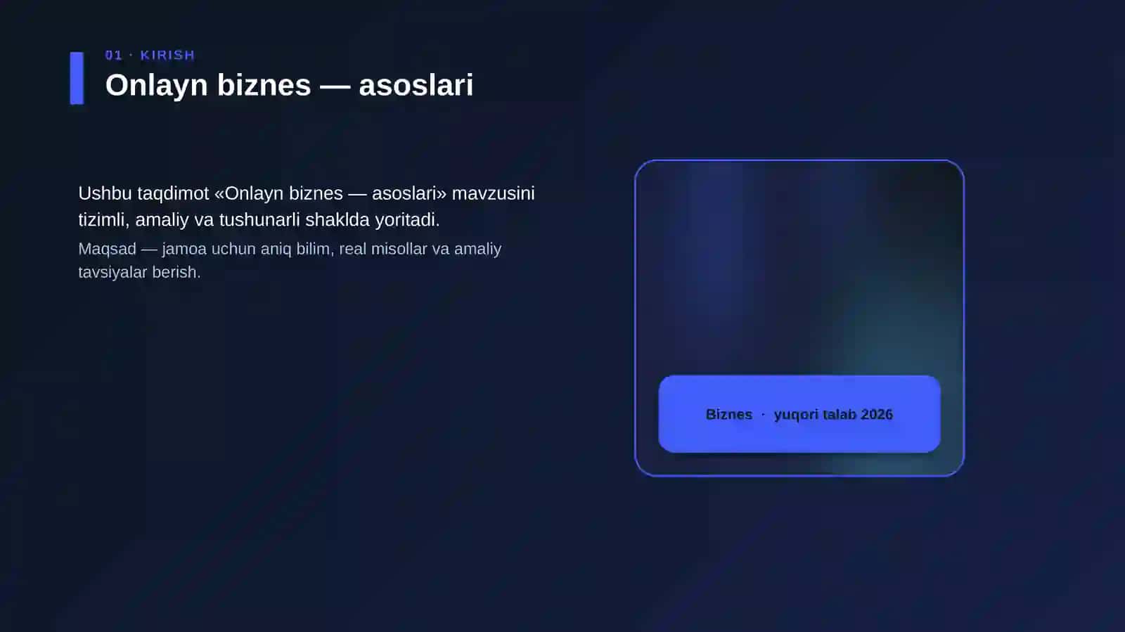 Onlayn biznes — asoslari 4
