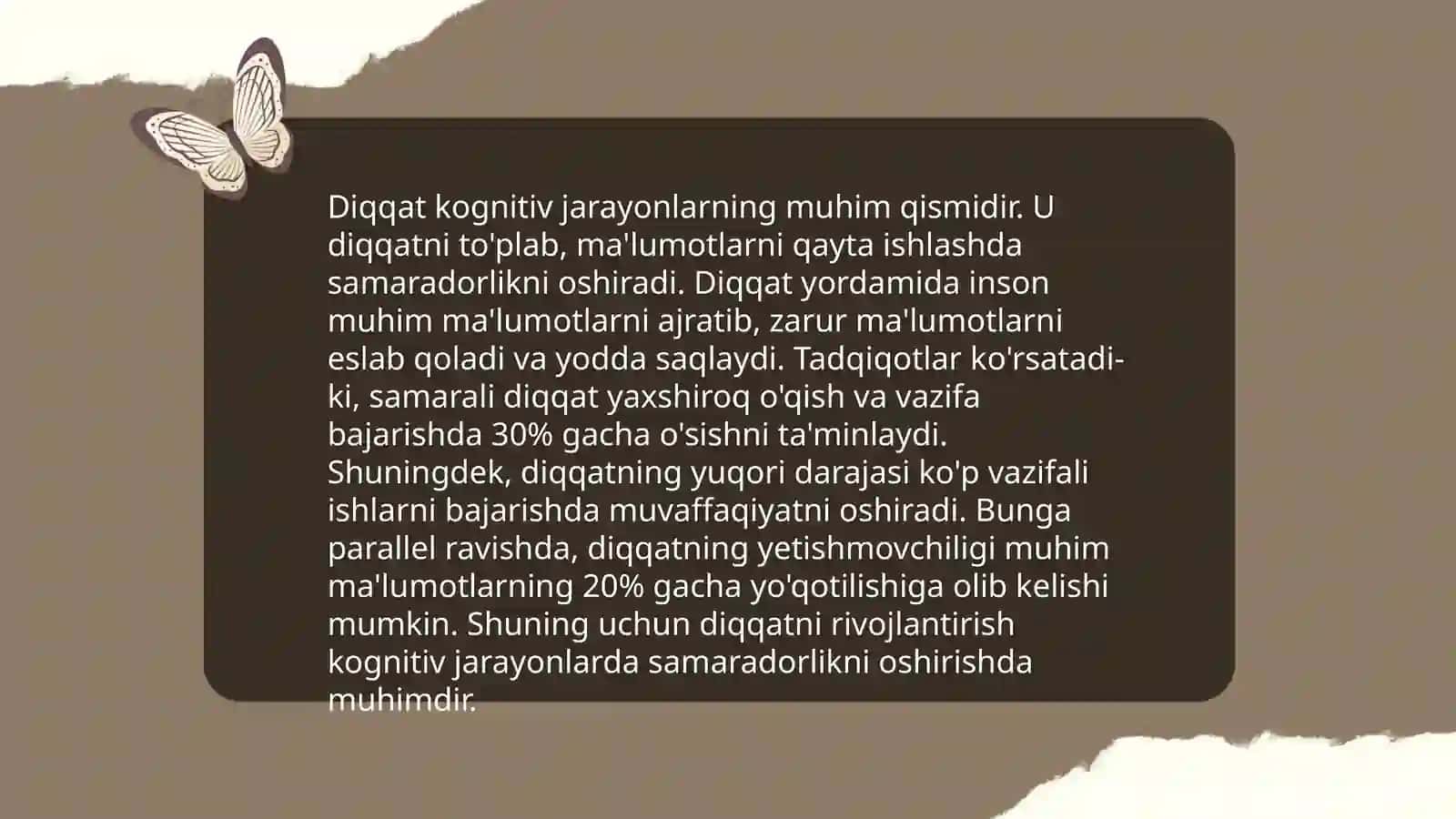 Diqqatning funksiyalari, turlari, asosiy xususiyatlari 4