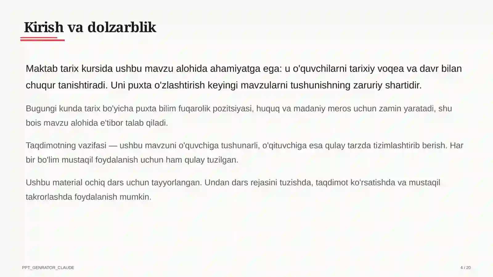 O'zbekistonning davlat ramzlari va Konstitutsiyasi (11-sinf) 4