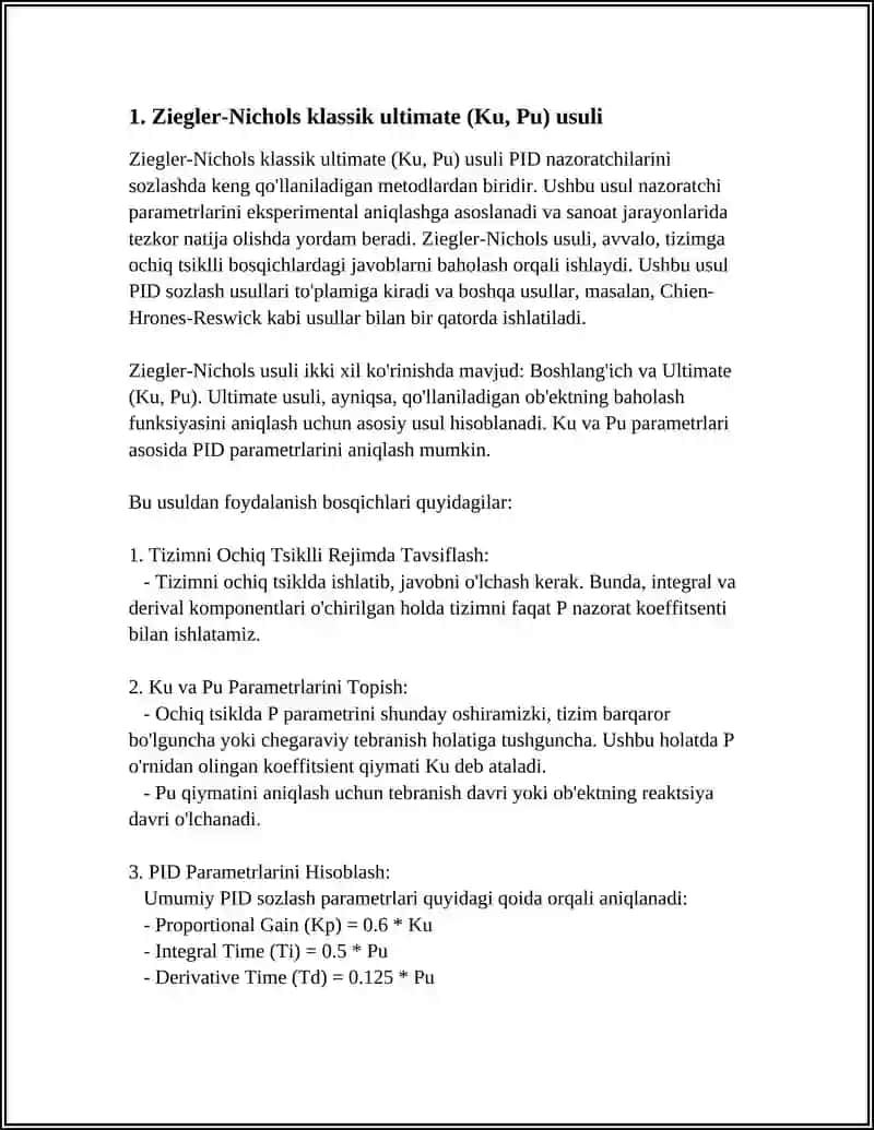 PID-NI SOZLASH USULLARI 4