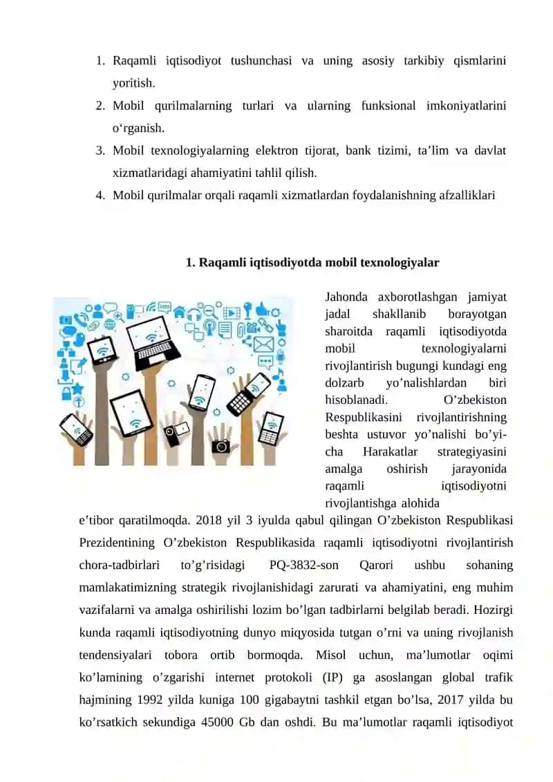 Raqamli iqtisodiyotda mobil qurilmalar va ularning ahamiyati 4