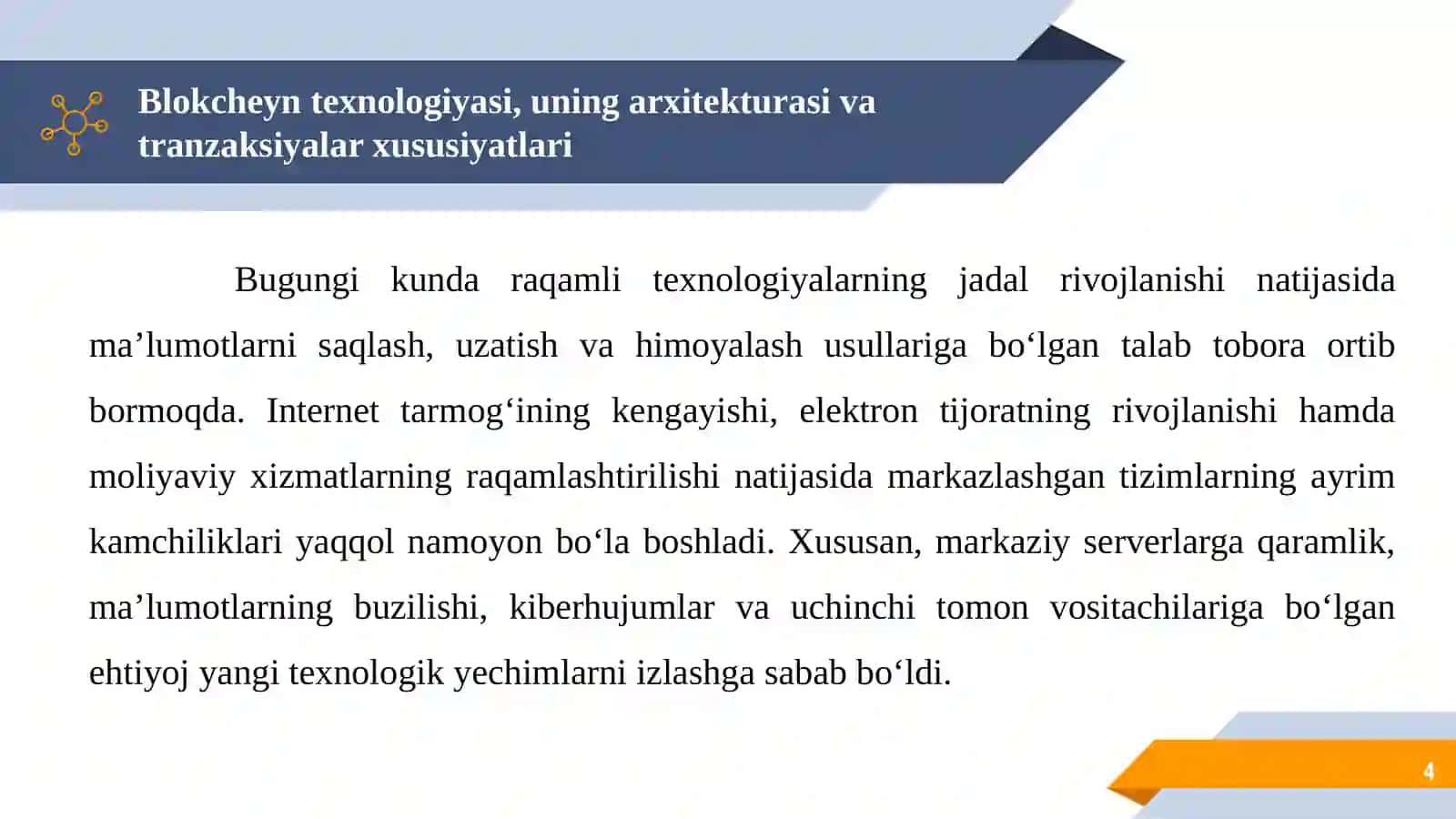 Blokcheyn tarmog‘ida noqonuniy tranzaksiyalarini aniqlash modellari 4