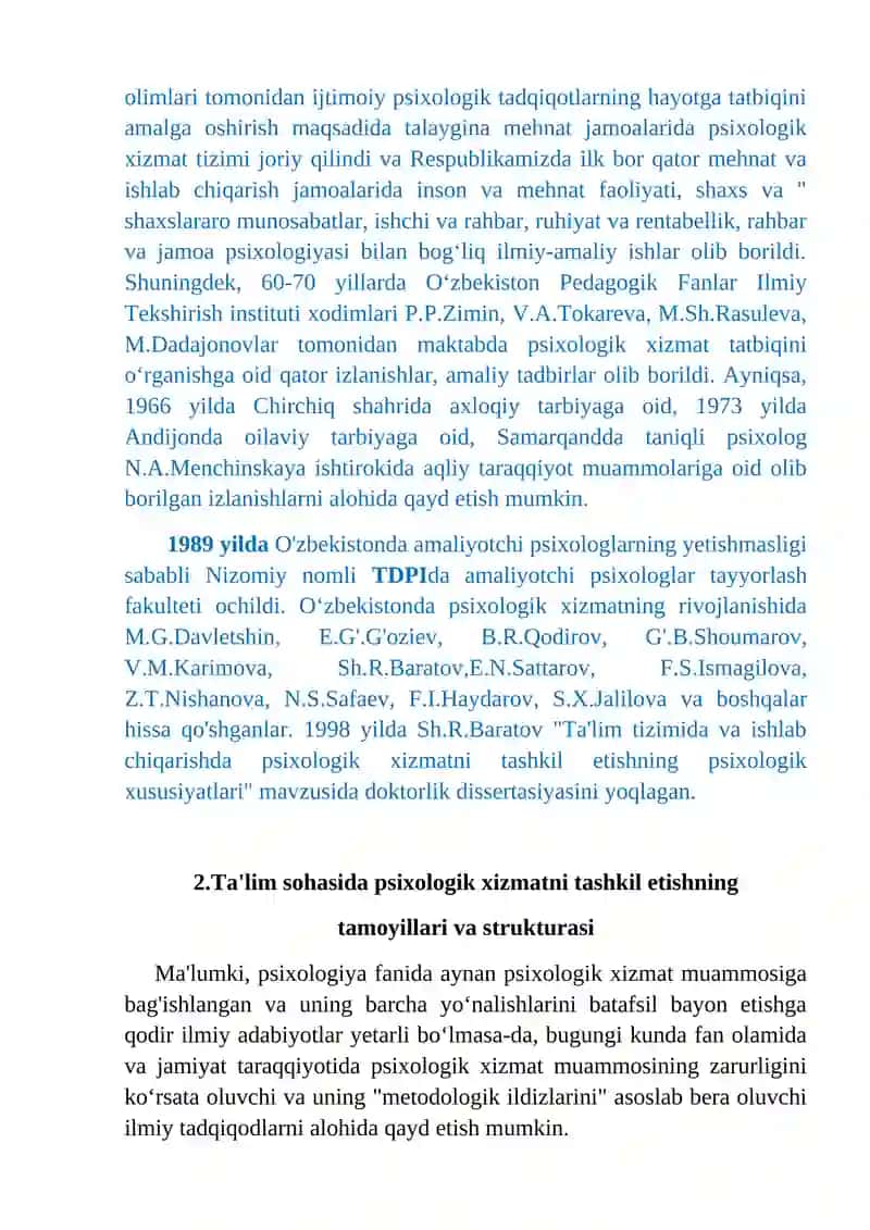 PSIXOLOGIK XIZMATNI TASHKIL ETISHNING UMUMIY MEZONLARI 4