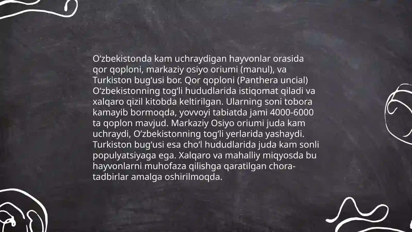 O'simliklar va hayvonlar, O'zbekiston va Qoraqalpog'istonda kam uchraydigan o'simliklar Xalqaro Qizil kitob 4
