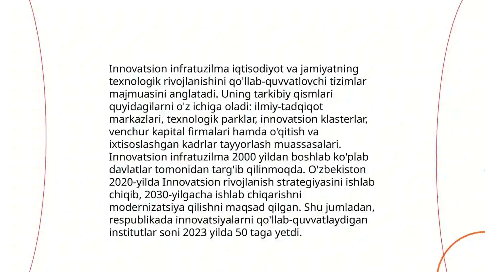 Bozor inkubatorlari va ularni innovatsion infratuzilmalarini rivojlantirishdagi ahamiyati 4