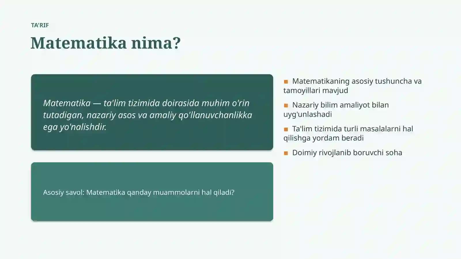 Matematika 4