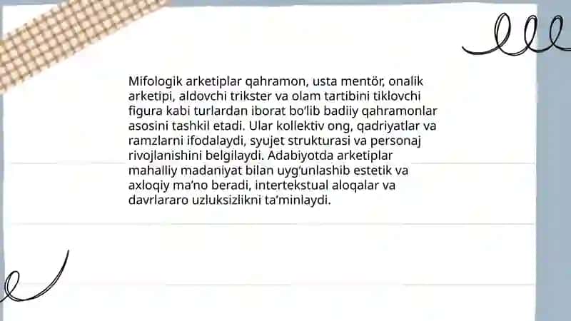 Mif va badiiy adabiyot: nazariy asoslari 4
