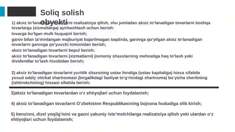 Aksiz soligʻi 4
