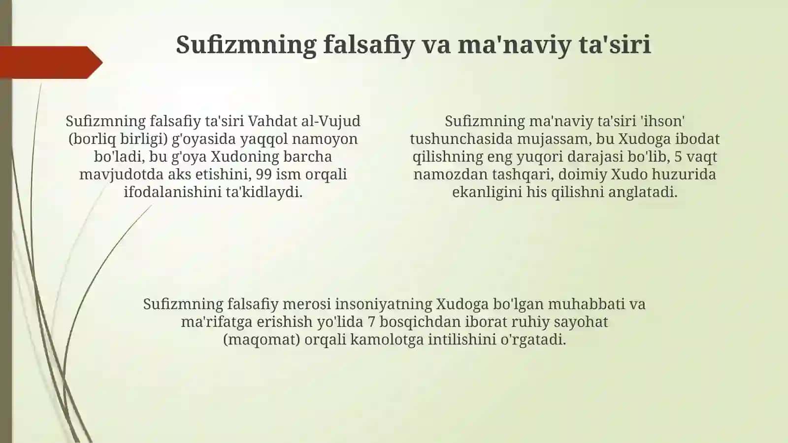 Tasavvuf ta'limotining sharq madaniyatga tasiri 4