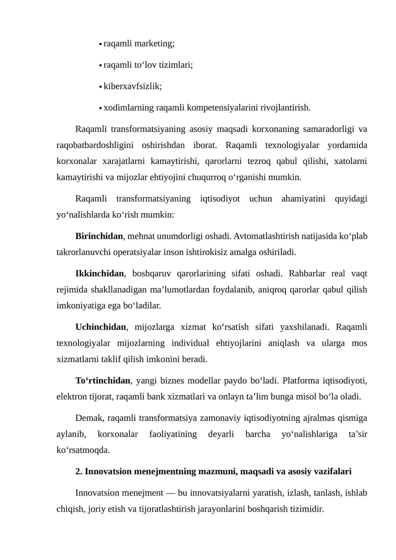RAQAMLI TRANSFORMATSIYA JARAYONLARIDA INNOVATSION MENEJMENT 4