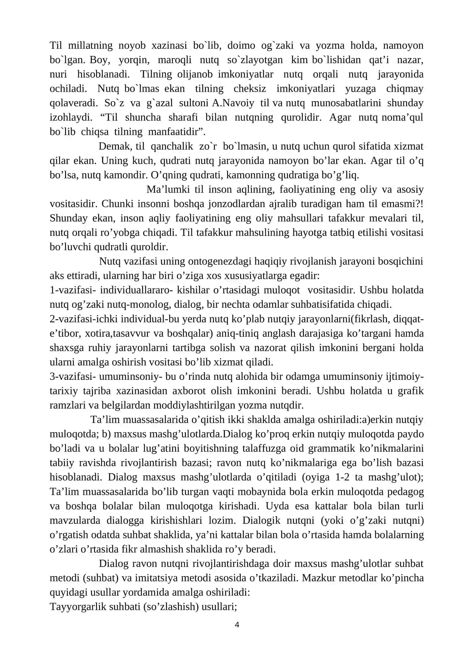 Bolaning ijtimoiy rivojlanishida nutq egallashning axamiyati 4