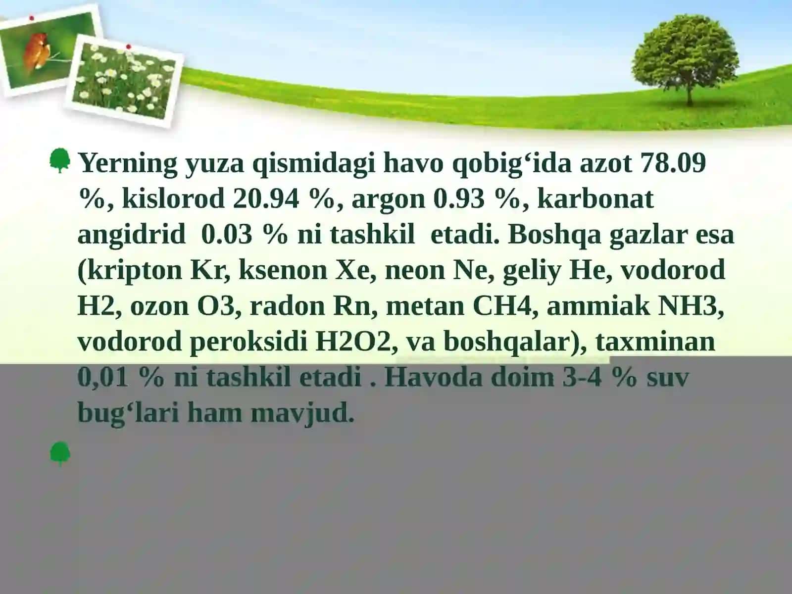 ATMOSFERANING TARKIBI, TUZILISHI VA AHAMIYATI 4