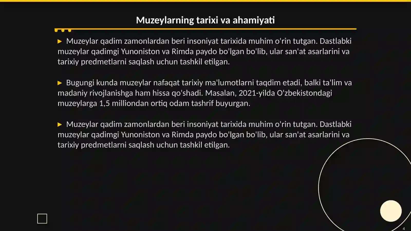 Muzey va OAV: Tarixni ommaga yetkazish vositasi” 4