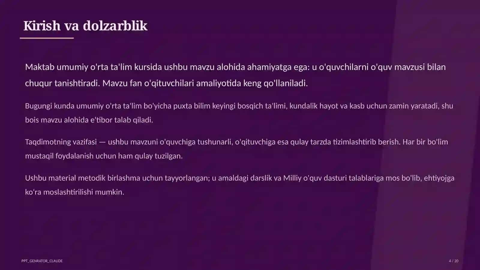 Sun'iy intellekt darslari 4