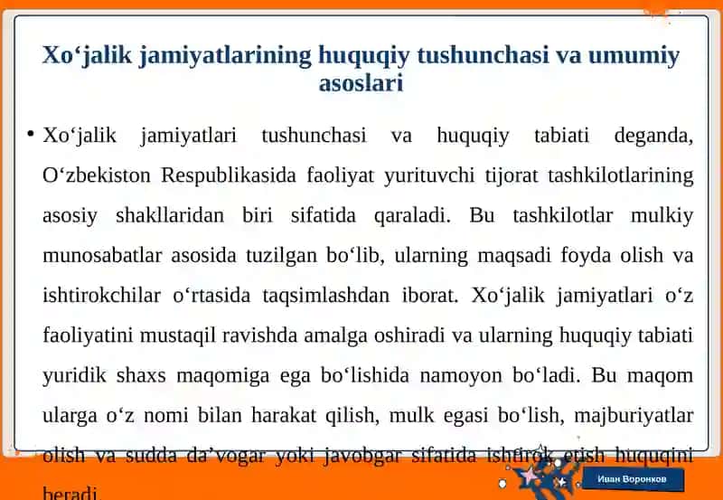 Xo‘jalik jamiyatlari 4