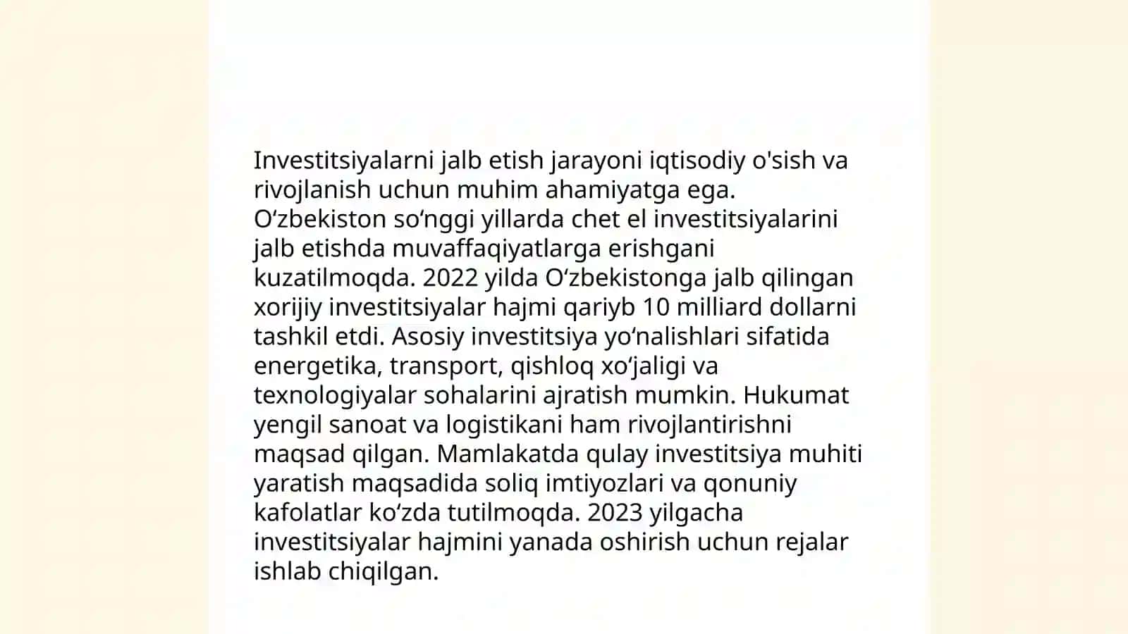 Introduksiyaning iqtisodiy ahamiyati 4