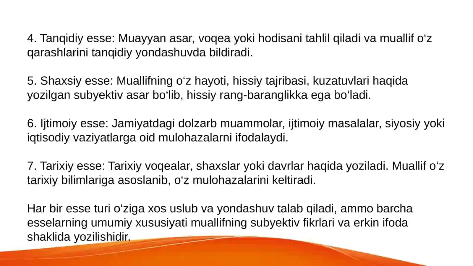 Esse haqida tushuncha 4
