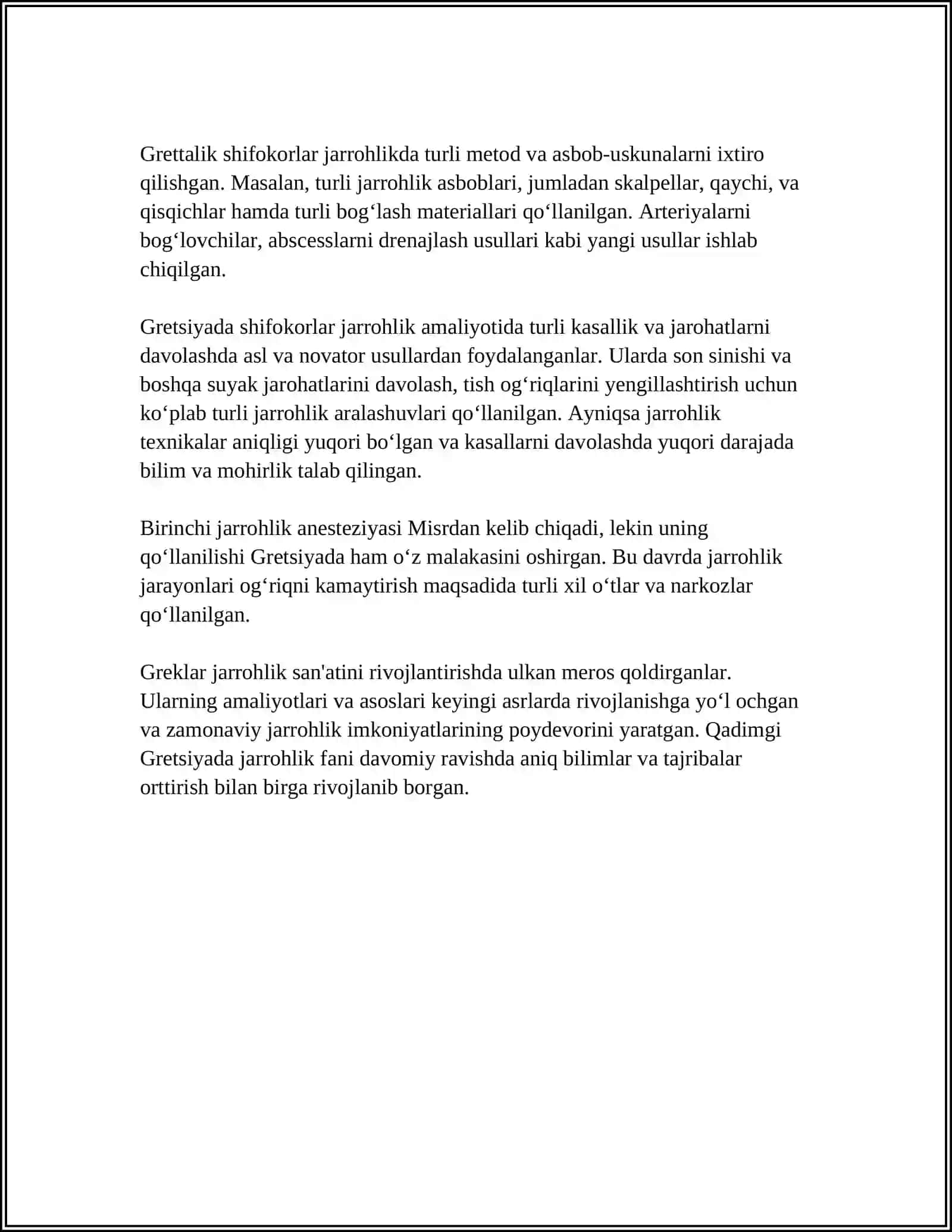 QADIMGI GRETSIYA VA RIMDA KADIMIY JARROHLIK USULLARI 4