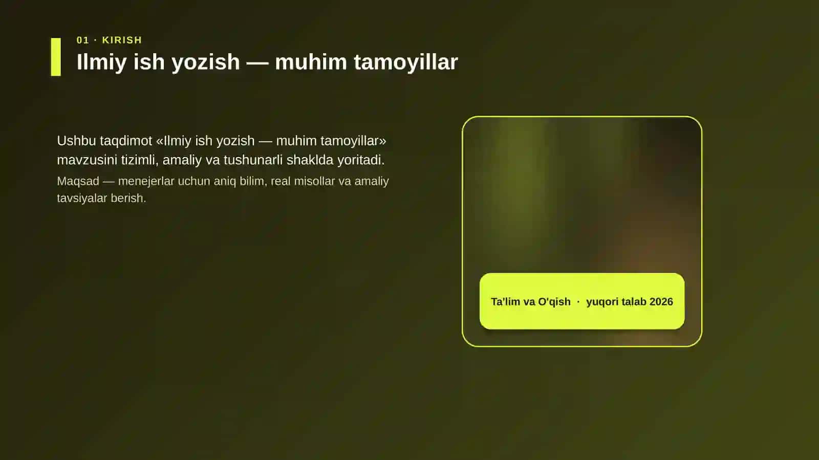 Ilmiy ish yozish — muhim tamoyillar 4