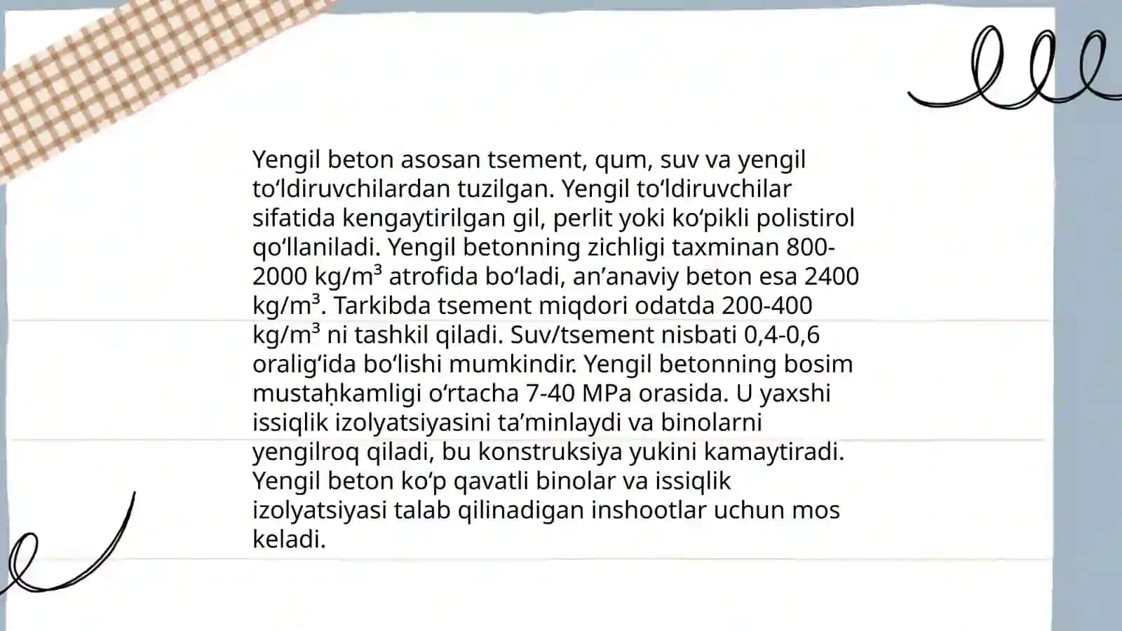 Yengil beton va ularning turlari 4