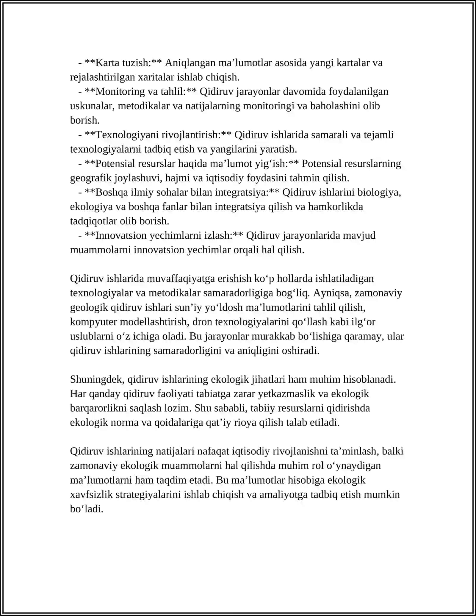AVTOMOBIL YO'LLARI MUHANDISLIGIDA QIDIRUV ISHLARI TARKIBI VA TURLARI 4