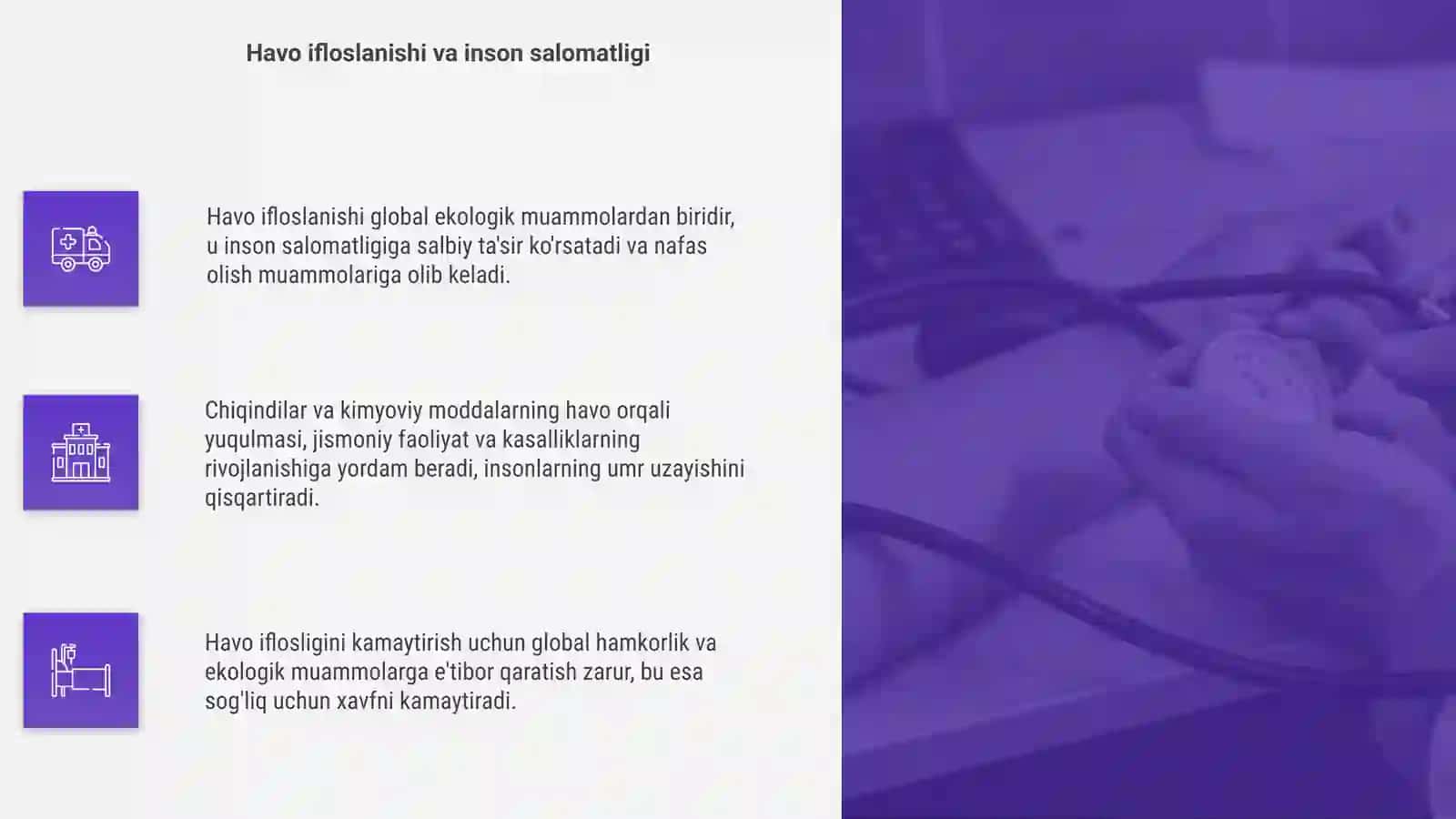 Global ekologik muammolar va inson salomatligi 4