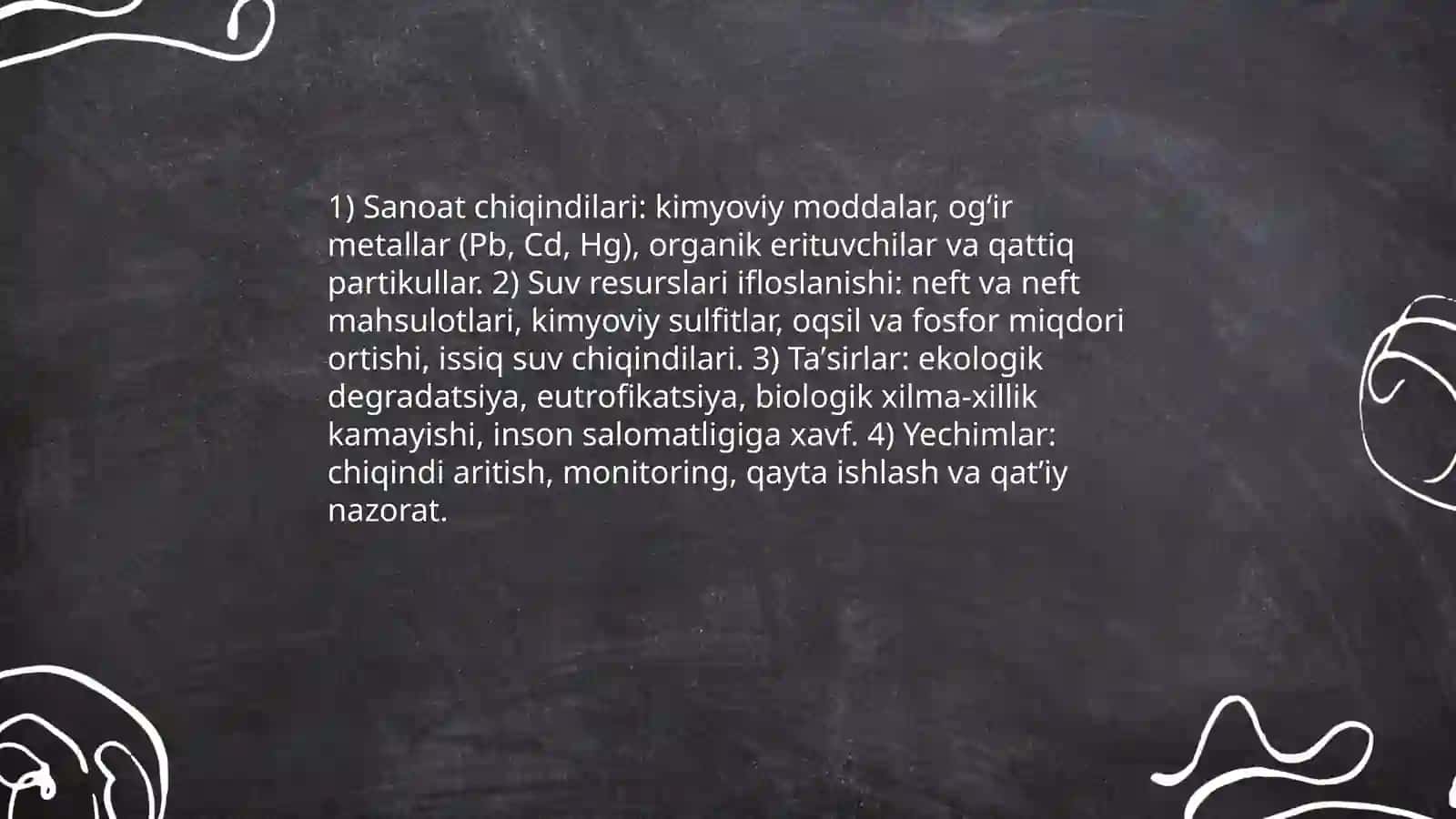 Inson faoliyatining tabiatga tasiri va tabiatni javobi 4