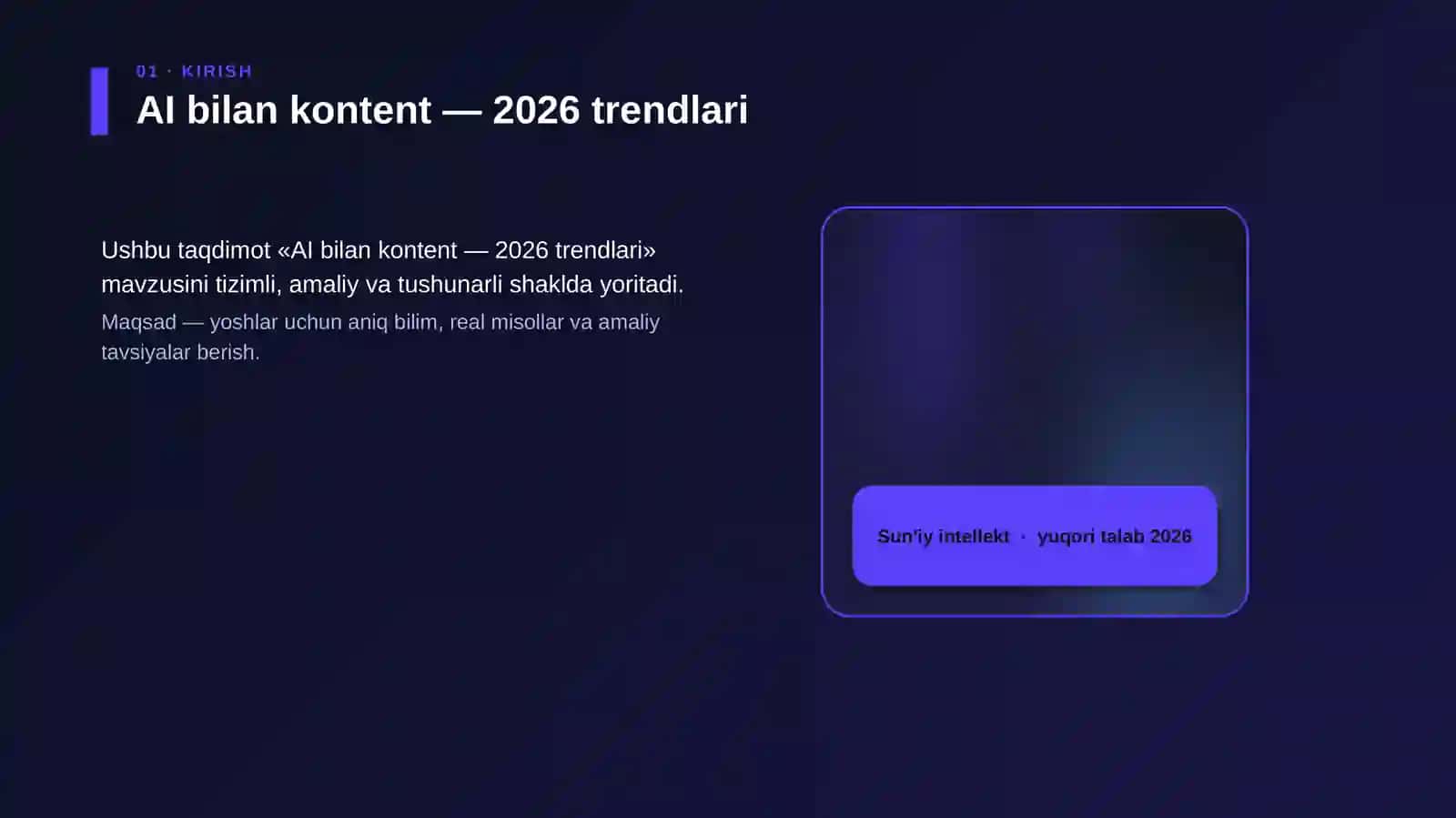 AI bilan kontent — 2026 trendlari 4