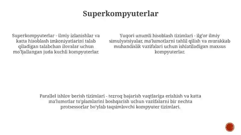 Kompyuterlar va Tizimlari 4