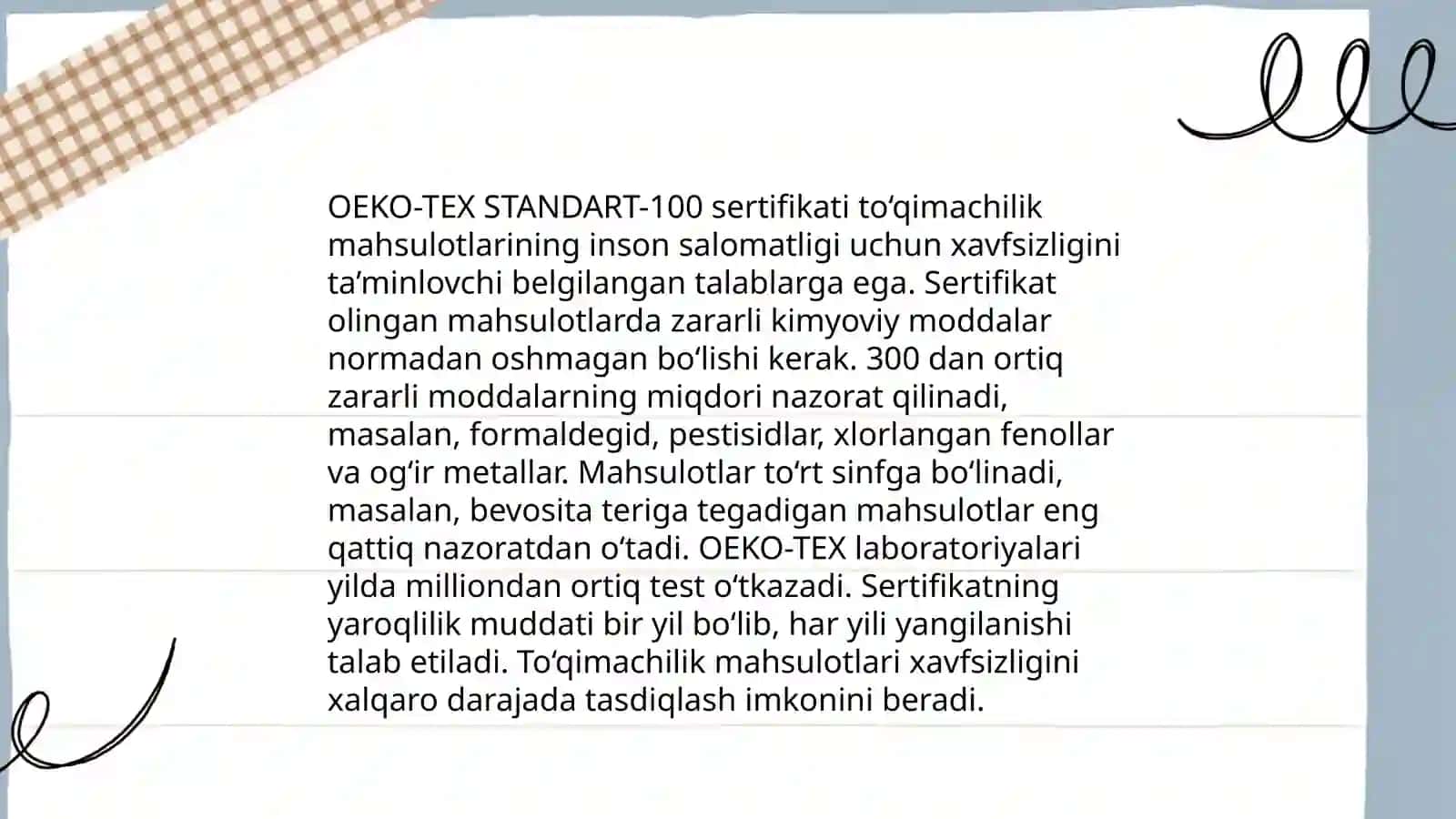 OEKO-TEX STANDART-100 4