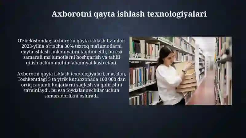 Axborotni kutubxona tizimi sifatida o'rganish 4