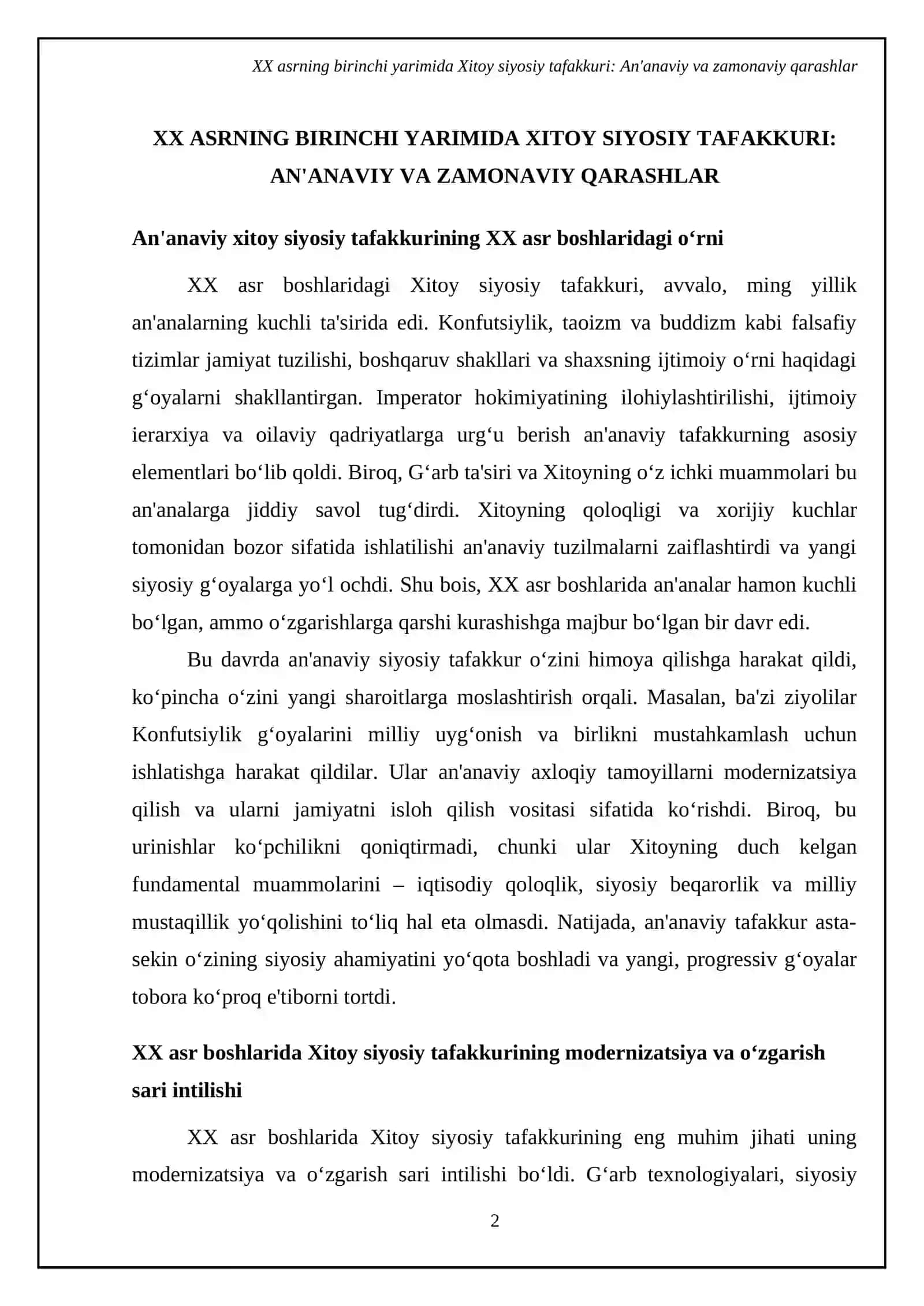 29-mavzu: XX asrda Xitoydagi siyosiy g‘oyalar va ta’limotlar 4