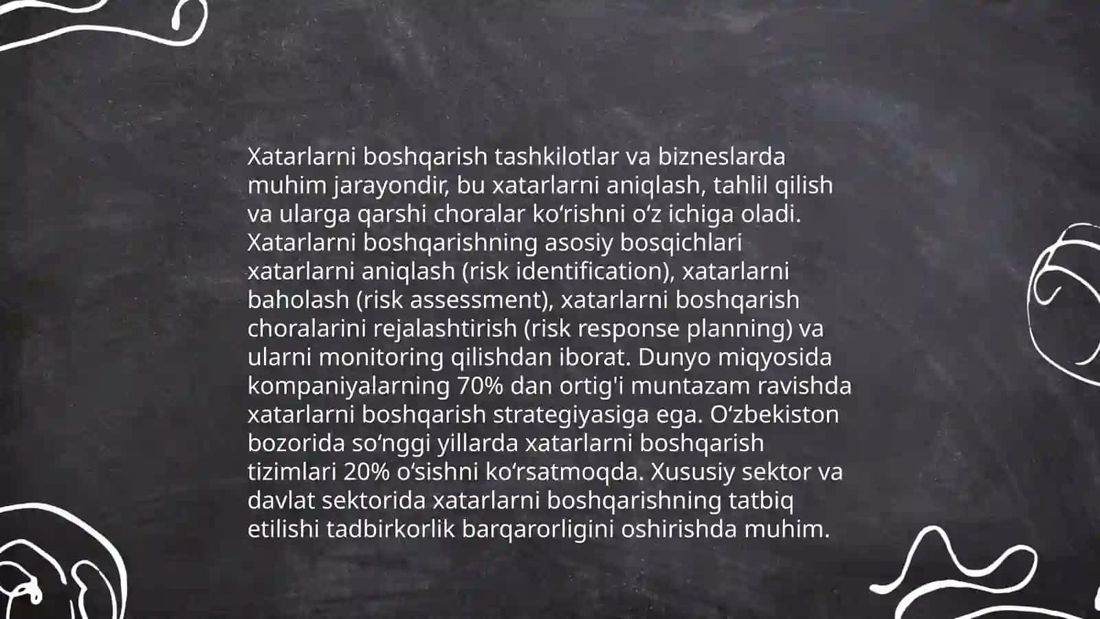 Loyihani boshqarish 4