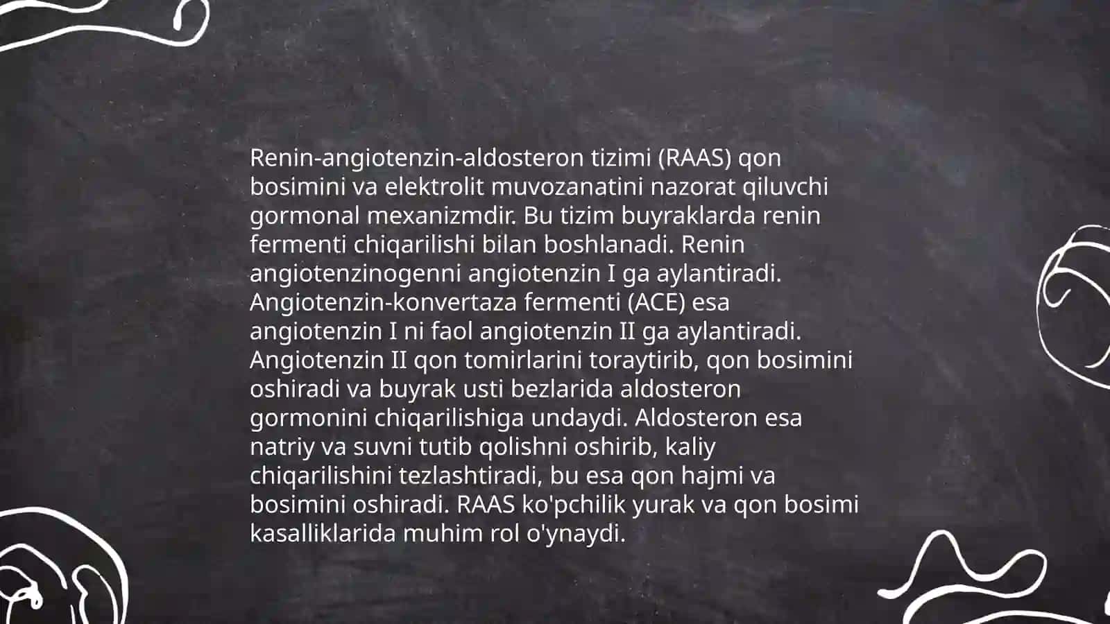 Arterial bosimning boshqariluvida buyraklarning roʻli 4