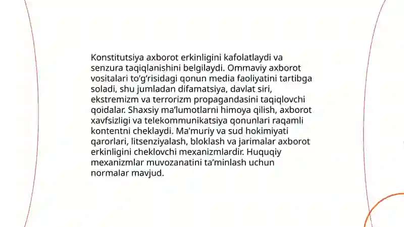 Ommaviy axborot vositalarida senzura va axborot erkinligi 4