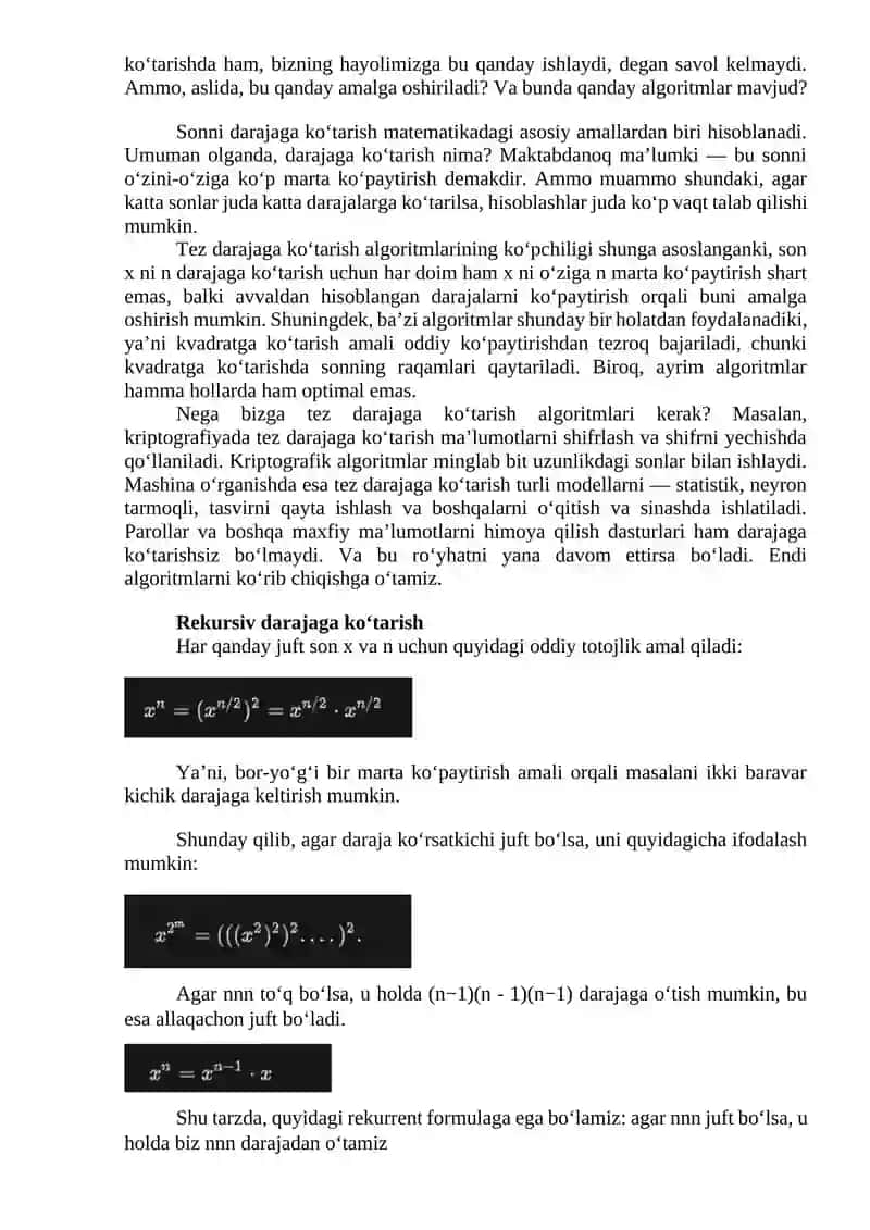 Tez darajaga oshirish 4