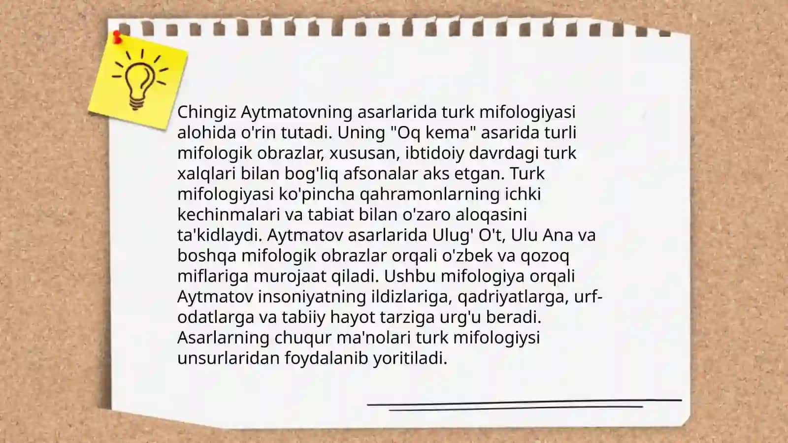 Chingiz Aytmatov ijodida mifologik talqinlar 4