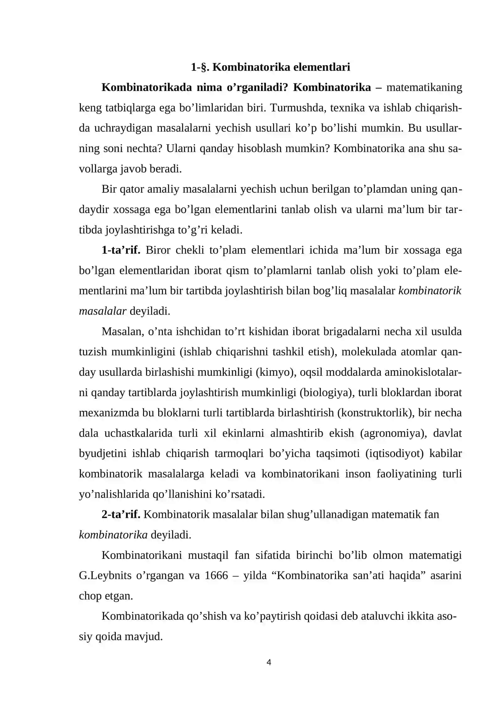 Matematika elementlari 4