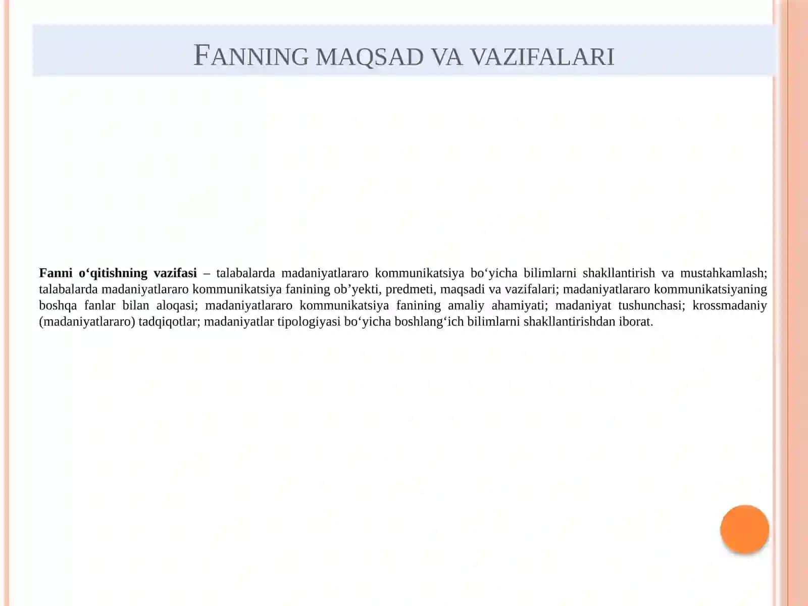 Madaniyatlararo kommunikatsiya 4